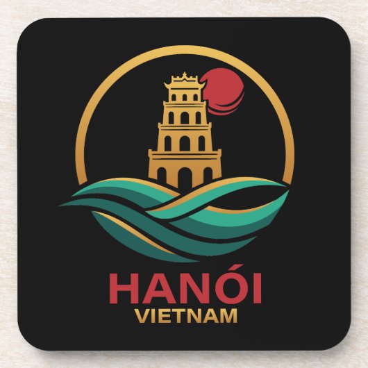 Hanoi Vietnam Southeast Asia コースター (正面)