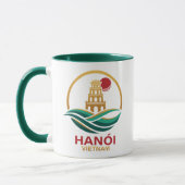 Hanoi Vietnam Southeast Asia マグカップ (左)