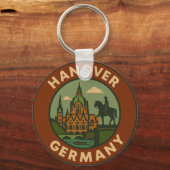 Hanover Germany City Art キーホルダー (正面)