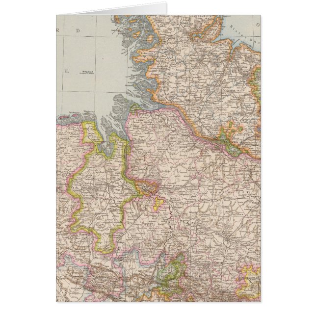 Hanover, SchleswigHolstein, North Germany Map (正面)