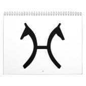 Hanoverianの馬 カレンダー (カバー)