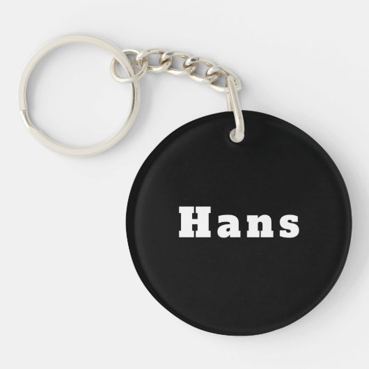 Hans キーホルダー (正面)