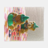 Hans and Yodel フリースブランケット (正面(横))