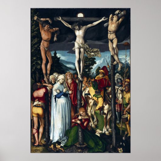 Hans Baldung Grien The crucifixion of Christ ポスター (正面)