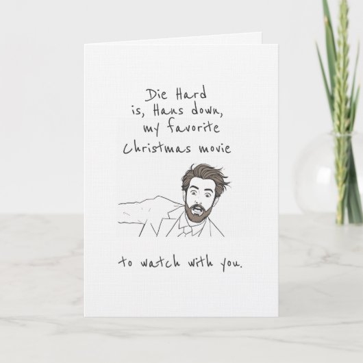 Hans Down Favorite Christmas Movie Card Joke カード (正面)
