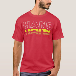 Hans First Name Funny Vintage Sunset Hans family Tシャツ