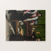 Hans Holbein the Young - The Ambassados ジグソーパズル (横)