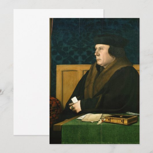 Hans Holbein the Younger - Thomas Cromwell 招待状 (正面/裏面)