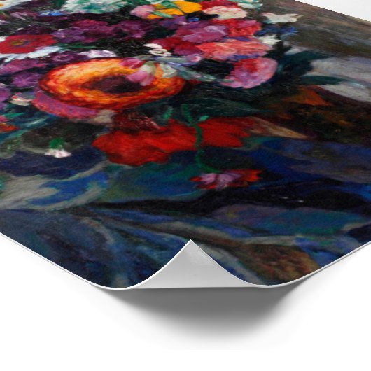 Hans Muller-Dachau夏花の花束 ポスター (角)