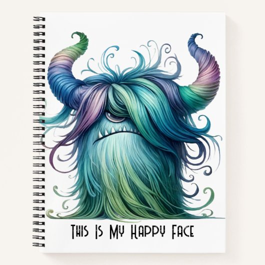 Hans - One-eyes Monster Spiral Photo Notebook ノートブック (正面)
