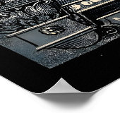 Hans Wechtlin Skull Print Renaissance Woodcut ポスター (角)