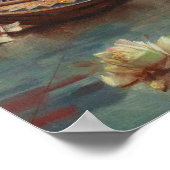 Hans Zatzkaによるバラとオリエンタル美しい – ポスター (角)