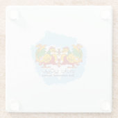 Hansa Puttuwa – Two Entwined Swans ガラスコースター (裏面)