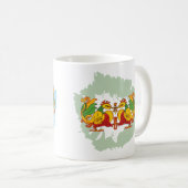 Hansa Puttuwa – Two Entwined Swans コーヒーマグカップ (正面右)