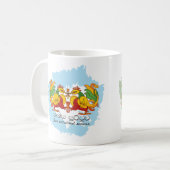 Hansa Puttuwa – Two Entwined Swans コーヒーマグカップ (正面左)