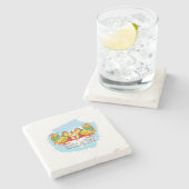 Hansa Puttuwa – Two Entwined Swans ストーンコースター (横)