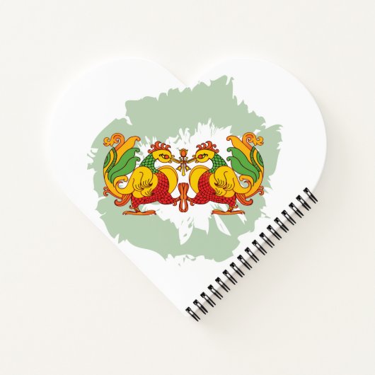 Hansa Puttuwa – Two Entwined Swans ノートブック (裏面)