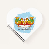 Hansa Puttuwa – Two Entwined Swans ノートブック (正面)