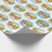 Hansa Puttuwa – Two Entwined Swans ラッピングペーパー (角)