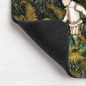 HanselおよびGretelのイラストレーション マウスパッド (コーナー)