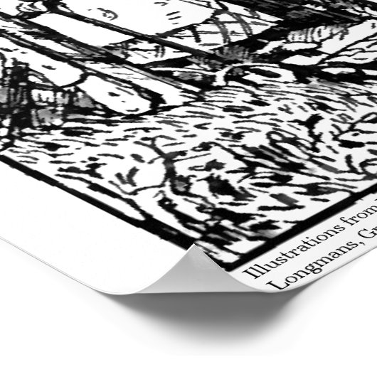 Hansel and Gretel, The Blue Fairy Book Poster ポスター (角)