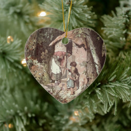 Hänsel und Gretel – Gebrüder Grimm Märchen セラミックオーナメント