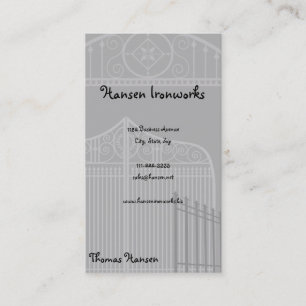HansenのIronworks 名刺