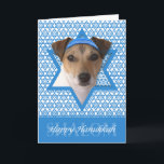 Hanukah Star of David - Jack Russell Terier シーズンカード<br><div class="desc">ことわざ·ハッピー·ハヌカは、ジャック·ラッセル·テリアー·ドッグが山香を着て、デイビッドの星に囲まれている以上のおもしろいを手に入れることができた。この休お洒落日のデザインは、友人や家族、その他の愛犬家を喜ばせます。 このデザインは100種以上の犬種で利用できる。自分もしの犬の種を見もしたり、このお気に入りのデザインに自分の犬を入れたいと思わないのは私だけ連絡だ。 また、自分の写真をにアップロードできるデザインもあります。</div>