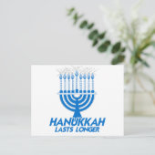 HANUKKAHが長持ちする – .png シーズンポストカード (スタンド正面)