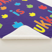 HanukkahはFunukkah Sherpaブランケット/Medである シェルパブランケット (3/4)