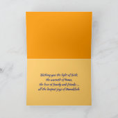 Hanukkahグリーティングカードのボス シーズンカード (内部)