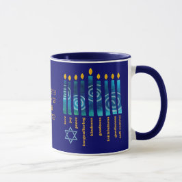 HANUKKAHスピリットの果実 マグカップ