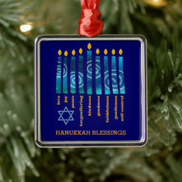 HANUKKAHスピリットの果実 メタルオーナメント