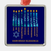 HANUKKAHスピリットの果実 メタルオーナメント (正面)