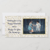 Hanukkahフォトカード「星と夢」 シーズンカード (正面)