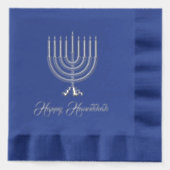 Hanukkah 箔ナプキン (正面)