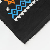 Hanukkah 67 Festive Dreidel Ugly Sweater For Men W フリースブランケット (角)