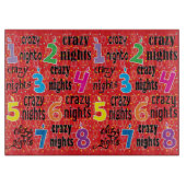 Hanukkah 8 Crazy Nights カッティングボード (正面)