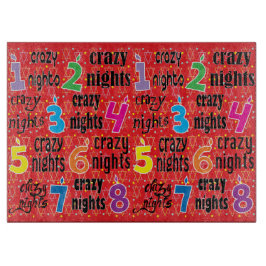 Hanukkah 8 Crazy Nights カッティングボード