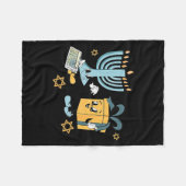 Hanukkah Aac Speech Therast Slp Communication Acce フリースブランケット (正面(横))