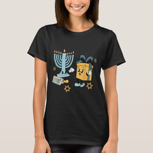 Hanukkah Aac Speech Therast Slp Communication Acce Tシャツ (正面)
