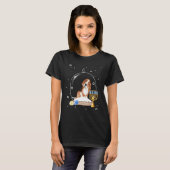 Hanukkah Basset Hound Dog Snow Globe Pajama Tシャツ (正面フル)