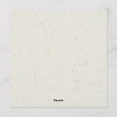 Hanukkah Blessing - Grandfather and Child 招待状 (裏面)