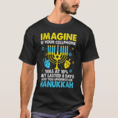 Hanukkah Cellphone Chanukkah Tシャツ (正面)
