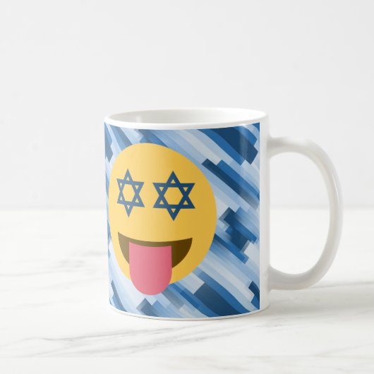 hanukkah chanukkah絵文字 コーヒーマグカップ (右)