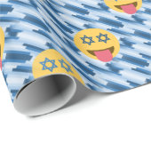 hanukkah chanukkah絵文字 ラッピングペーパー (ロールコーナー)
