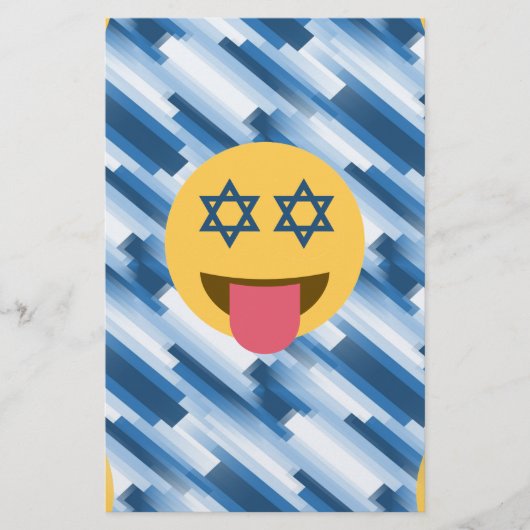 hanukkah chanukkah絵文字 便箋 (正面)