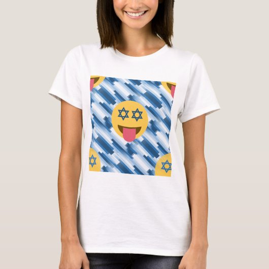hanukkah chanukkah絵文字 tシャツ (正面)