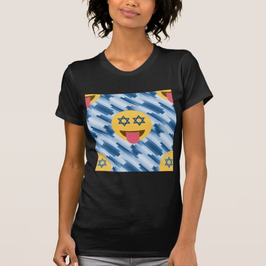 hanukkah chanukkah絵文字 tシャツ (正面)