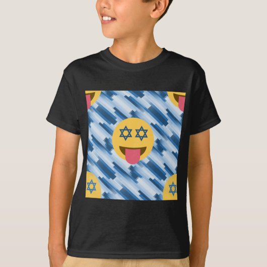hanukkah chanukkah絵文字 tシャツ (正面)